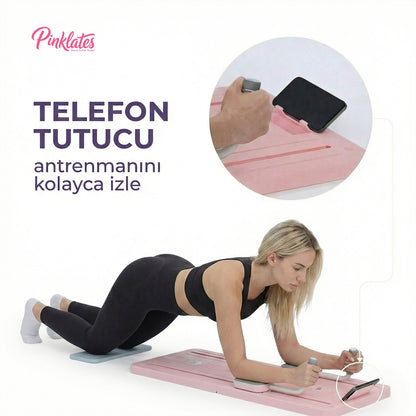 Pinklates™ Pilates Board Pro Seti